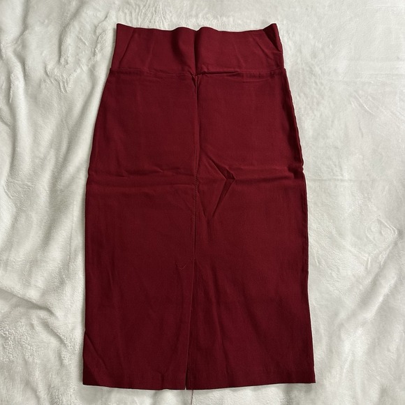 Silhouette NYC Pencil Skirt Women's L Red High Waist. - Picture 5 of 5